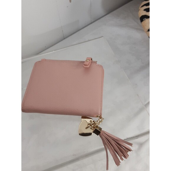 Pink Square Unbranded Wallet Pullout ID Case Slots & Pockets - Picture 2 of 4